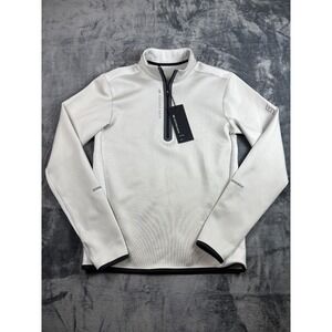 Second Skin Men's‎ Training Quarter Zip Pullover Small Lunar Rock Gray New